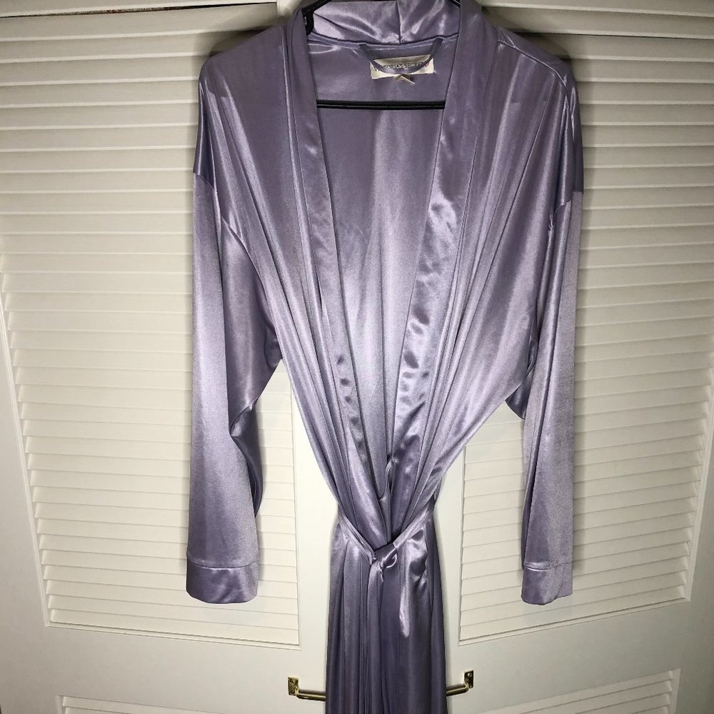 Victoria's Secret Lavender Silky Robe